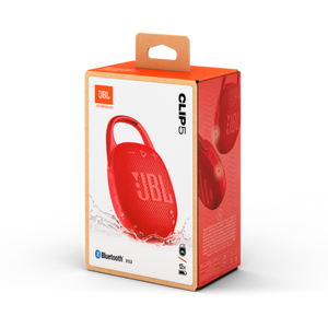 JBL Clip 5 Ultra-Portable Bluetooth Speaker with Integrated Carabiner