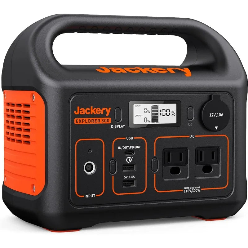 Jackery Explorer 300 Portable Power Station, 293Wh and 300W Inverter