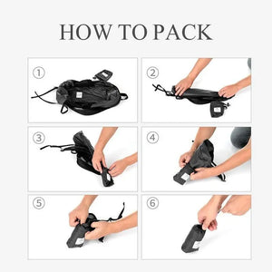Naturehike 18L Foldable Backpack with Waterproof 30D Fabric and Sealed YKK Zippers