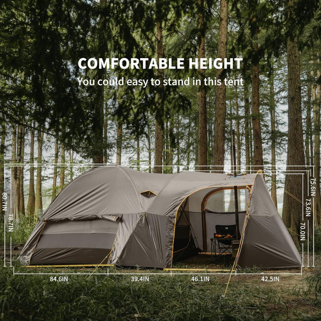 kivu hub 6 man tent Naturehike KOTA 6 Camping Tent for 6 People