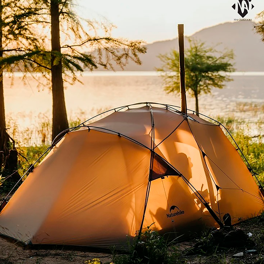 Naturehike 15D Ultralight Double Layer Tent with Chimney - BIOWEB USA