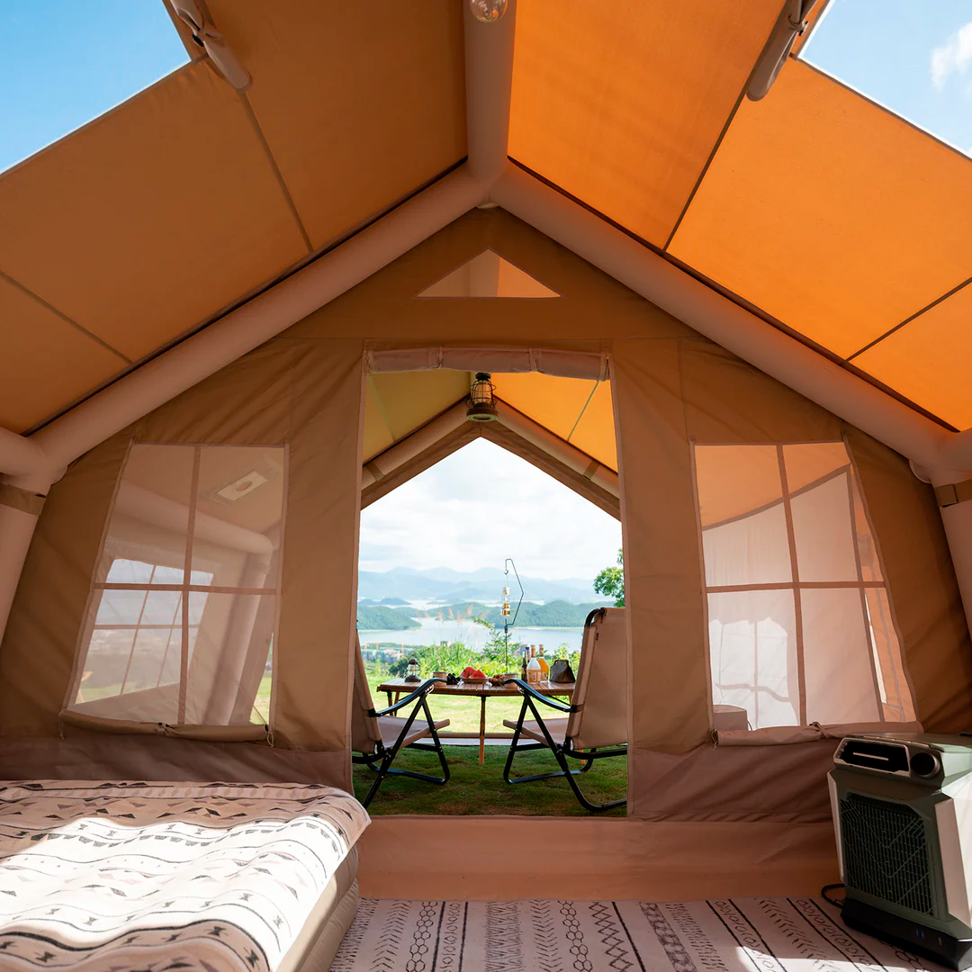 Naturehike 17.2 Large Inflatable Tent with 1 Bedroom and 1 Living Room