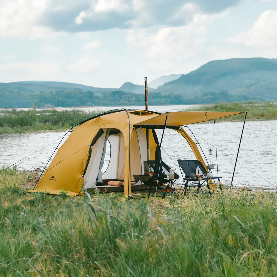 Naturehike DUNE 7.6 One Room and One Hall Camping Tent - BIOWEB USA