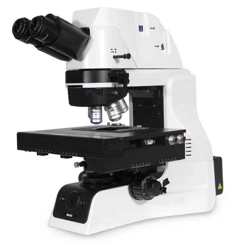 Motic PA53 BIO SCAN Trinocular Compound Microscope with Motorized Stage