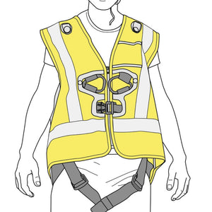 Petzl HI-VIZ Vest for NEWTON Harness