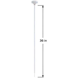 REOTEMP Heavy-Duty Compost Thermometers with 3/8" Ø Stems, Starting at 24" in Length