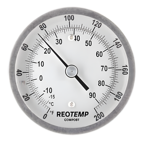 REOTEMP Heavy-Duty Compost Thermometers with 3/8" Ø Stems, Starting at 24" in Length