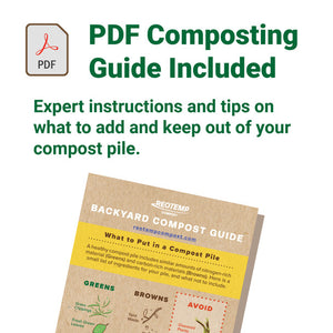 REOTEMP Home Compost Thermometers with 5/16″ Ø Stems, Starting at 24″ in Length