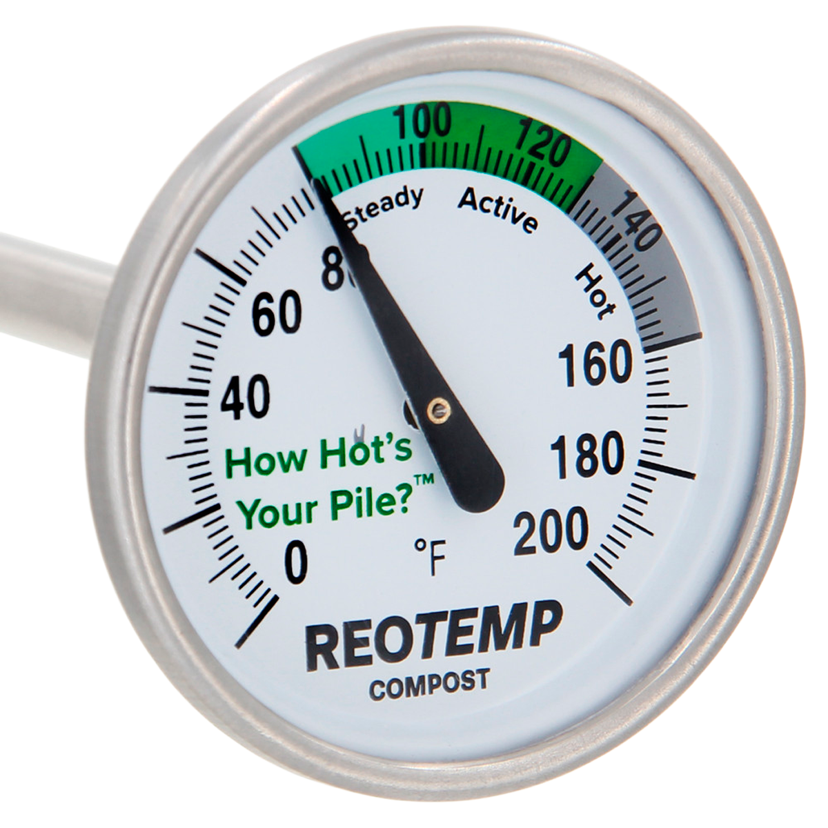 Reotemp Composting Thermometers for Home Use 0.25 Inch Diameter from 16 Inch Length