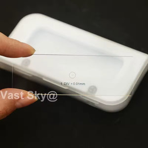 Micrometric Calibration Slide for Microscopes 0.01 mm
