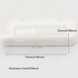 Micrometric Calibration Slide for Microscopes 0.01 mm