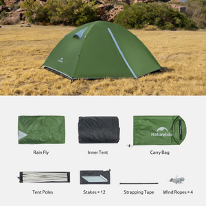 Naturehike Bleik Series Portable 3-Season 2 to 3-Person Tent