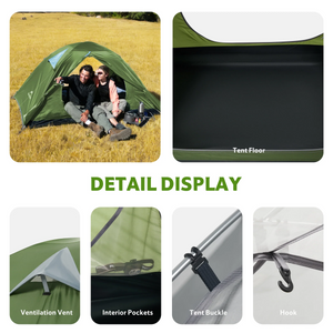 Naturehike Bleik Series Portable 3-Season 2 to 3-Person Tent