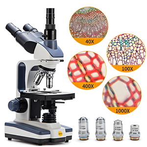 Swift SW350T Trinocular Compound Microscope up to 2500X with 5 MP Camera
