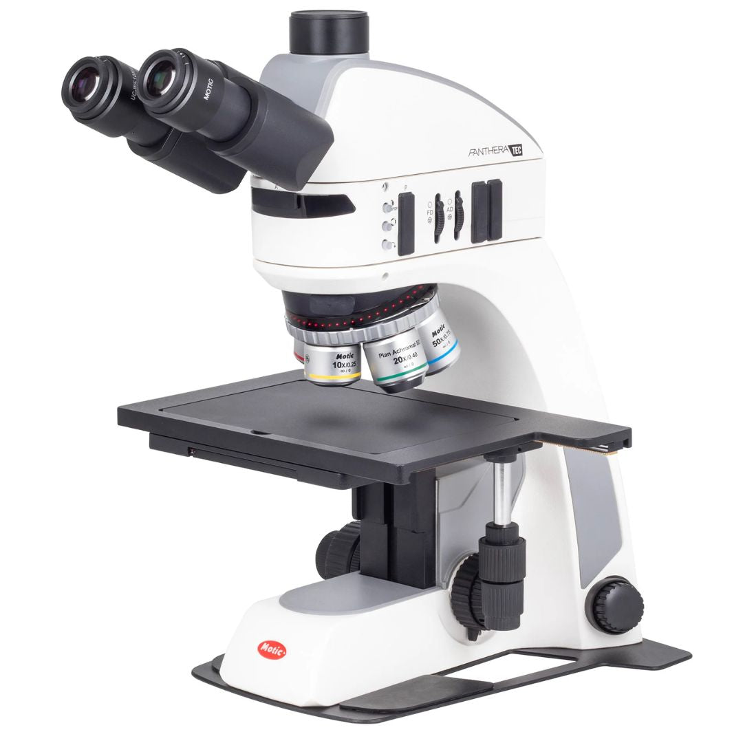 Motic Panthera TEC MAT Trinocular Upright Compound Microscope up to 50 ...