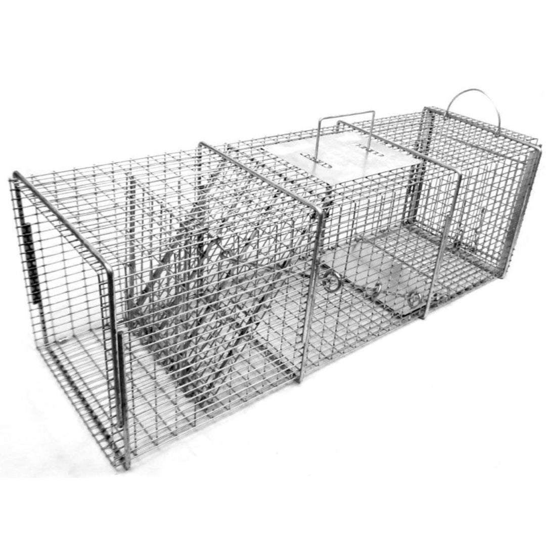 Long Flush Mount Trap with One Trap Door and Rear Access Door