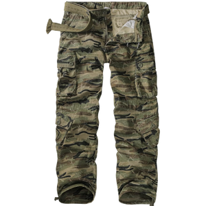 Men's Cargo Outerwear Camo Pants 9 Pockets (1 Zipper Pocket)