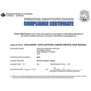 Collarum Humane Canine Capture Devices