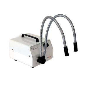 AmScope 150W Dual Gooseneck Fiber-Optic Illuminator