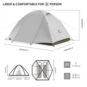 Naturehike Cloud River Series 2-Person Dome Tent