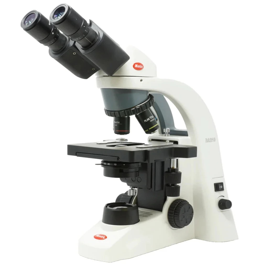 Motic BA210S Upright Compound Microscope up to 1000X with LED Illumination