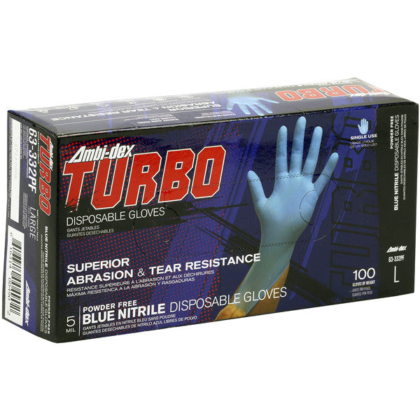 Ambi-Dex Turbo Disposable Nitrile Gloves x 50 Pairs