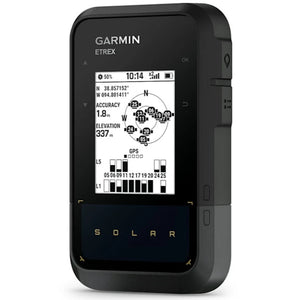 Garmin eTrex Solar Handheld Navigator – Multiband GPS with Unlimited Solar Charging, IPX7 Rated