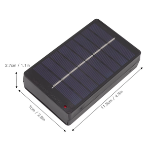 Solar Battery Charger for AAA and AA Rechargeable Batteries