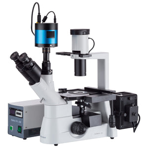 Amscope 40x-1000x Inverted Trinocular Microscope