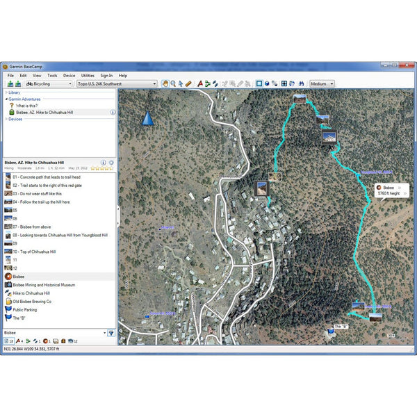 BaseCamp Software for Garmin GPS - BIOWEB USA