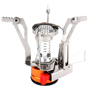 Compact Mini Camping Stove with Piezoelectric Ignition