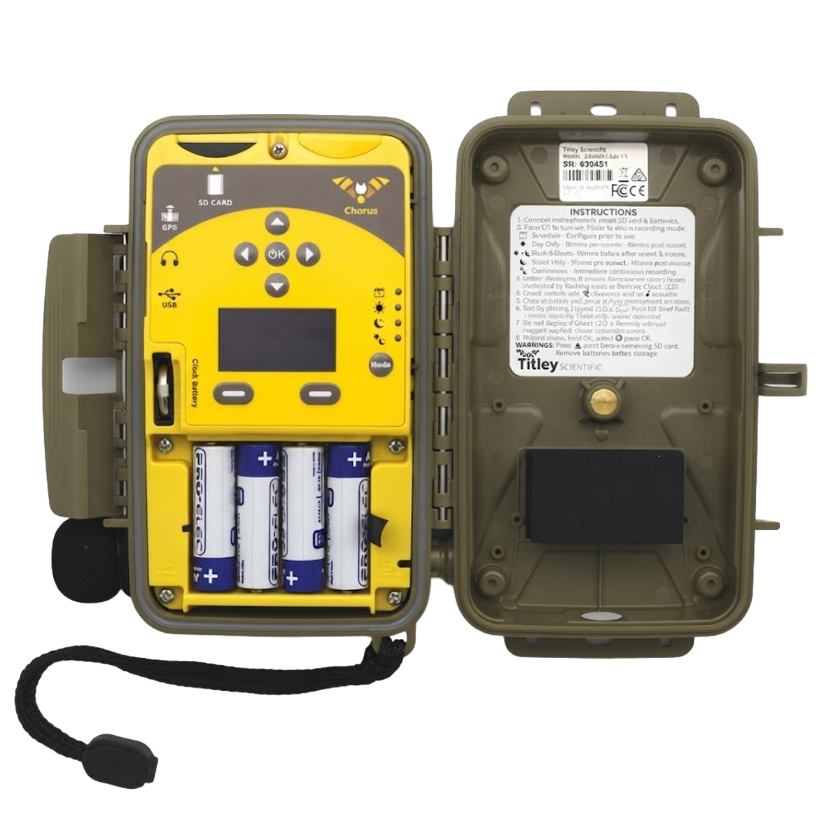 Chorus Dual-Channel Bioacoustic Recorder with GPS