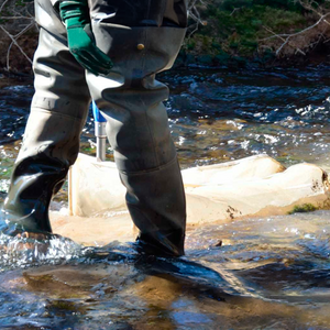 Hand-Held Surber Sampler Net for Bottom Sampling in Water Bodies