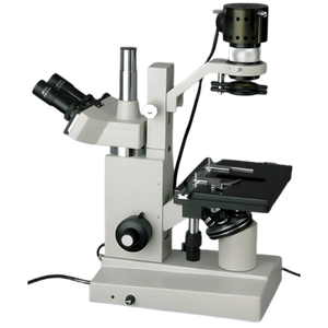 AmScope IN200 Inverted Trinocular Compound Microscope with 40X-640X for Cell Culture