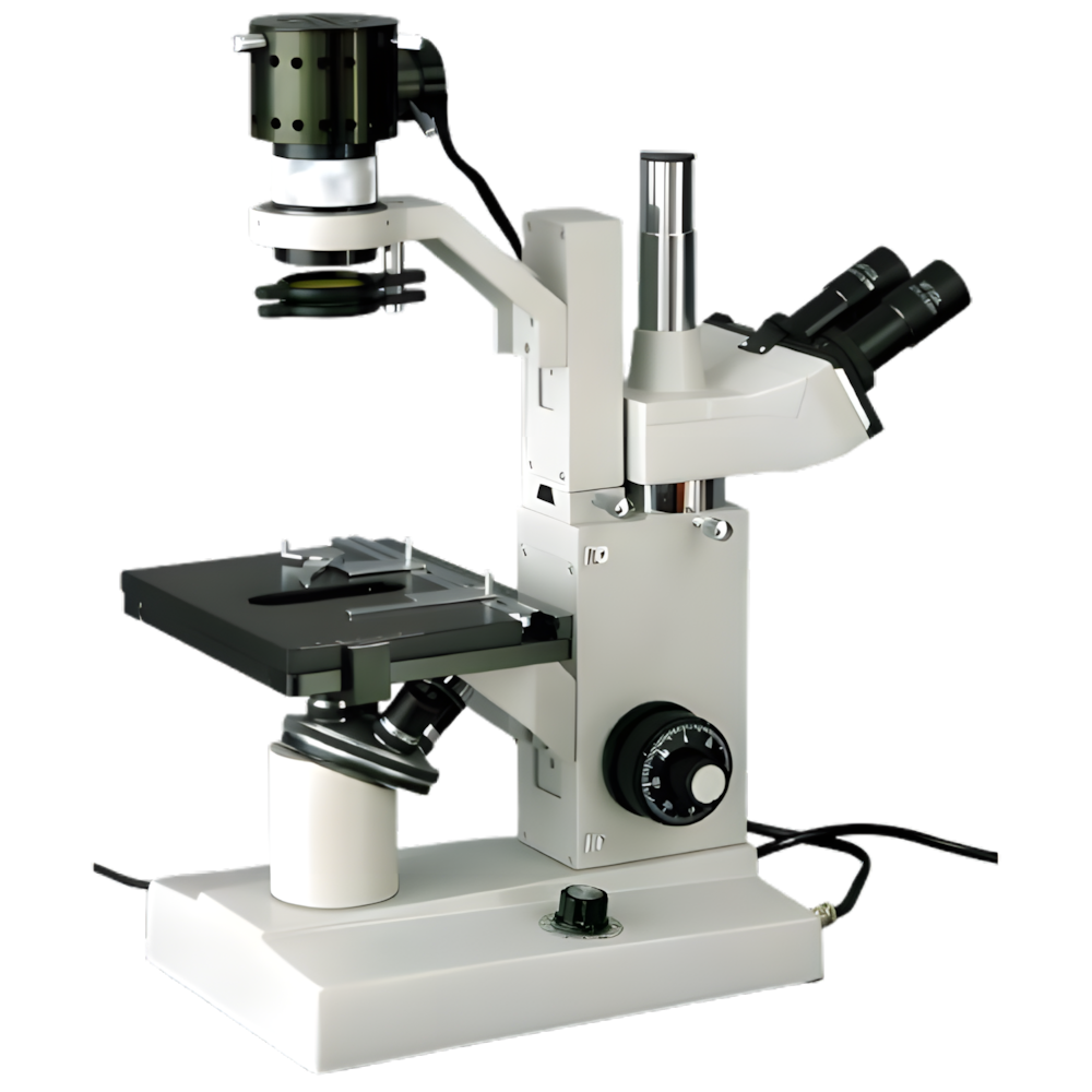 Angled Microscope AmScope IN200 Inverted Trinocular Compound Microscope with 40X-640X fo ...