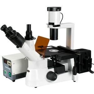 Amscope 40x-1000x Inverted Trinocular Microscope