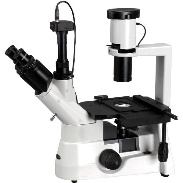 Amscope 40x-1000x Inverted Trinocular Microscope