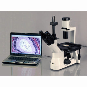 Amscope 40x-1000x Inverted Trinocular Microscope