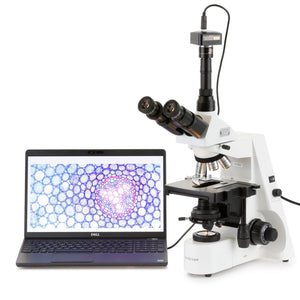 AmScope T690 Series Trinocular Compound Microscope up to 2500X Köhler Illumination Plan Optics
