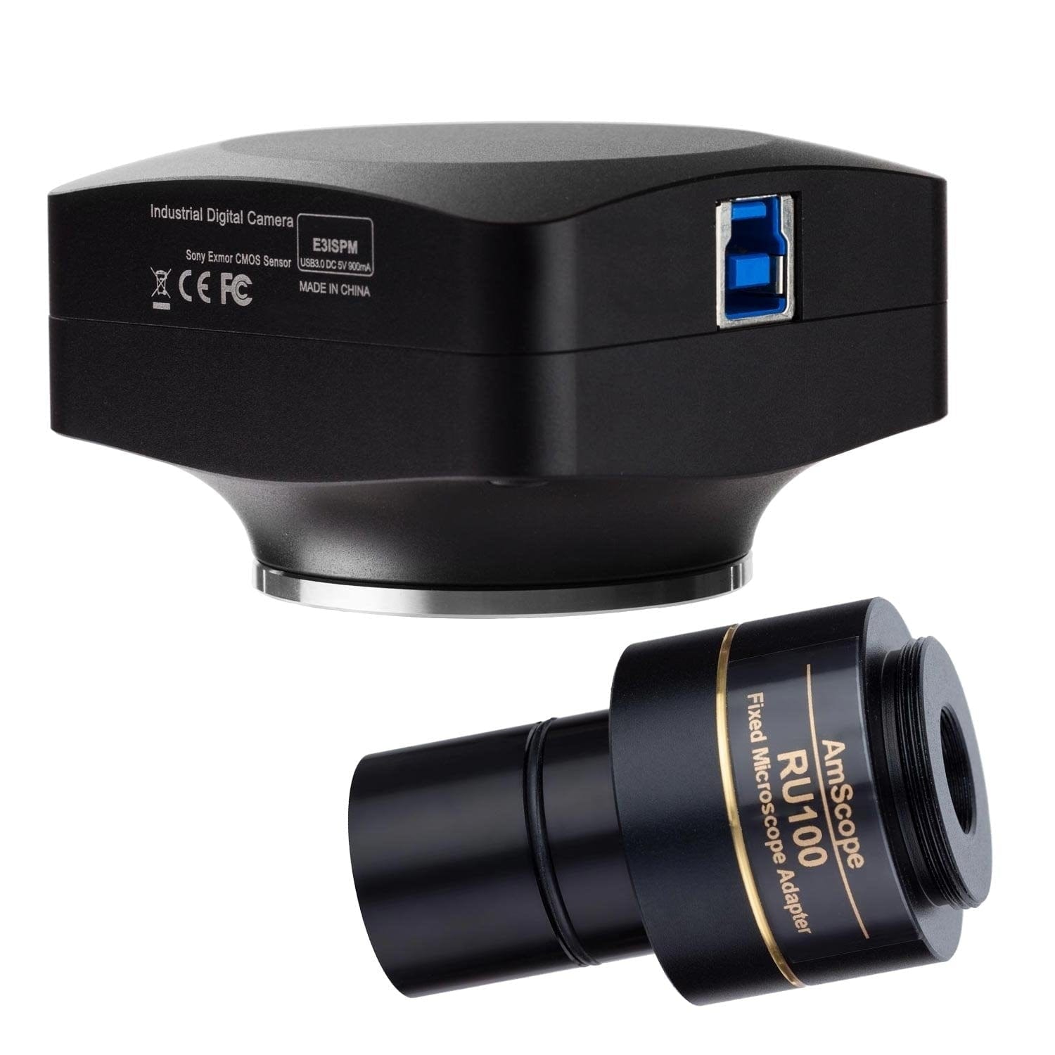Color Microscope Camera Amscope Microscope Cameras MU Series USB 3.0 High-Speed Back-Illuminat ...