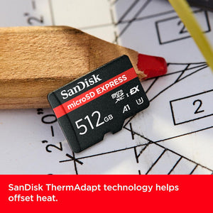 SanDisk microSD Express 512GB Memory Card with Read Speed up to 880 MB/s
