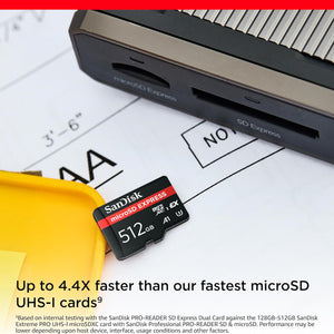 SanDisk microSD Express 512GB Memory Card with Read Speed up to 880 MB/s