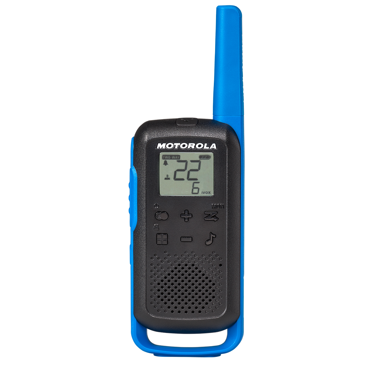 Rechargeable Two-Way Radio Motorola Talkabout T270, Up to 25 Miles (40 km), with Dual Power Option, Walkie Talkie 2-Pack ²⁶