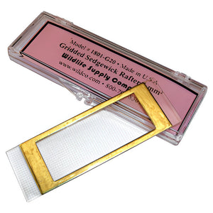 Sedgewick-Rafter Counting Cells, Brass, 1.0 ml 