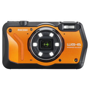 Ricoh Waterproof Compact Digital Cameras WG-6 20 MP w/ Image-stabilization, Submersible 20 m 
