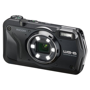 Ricoh Waterproof Compact Digital Cameras WG-6 20 MP w/ Image-stabilization, Submersible 20 m 