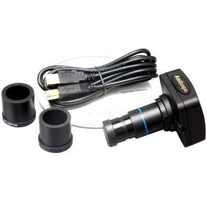 Microscopio Binocular Compuesto Amscope 40X-2000X + Cámara 1.3MP