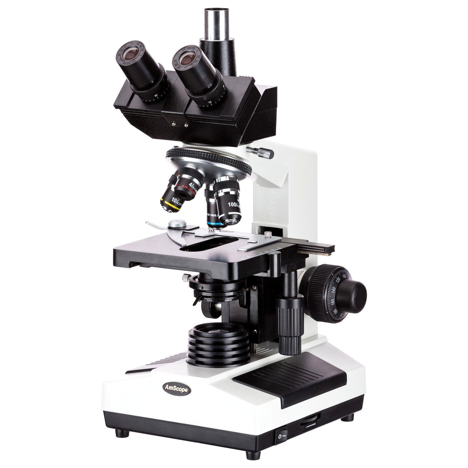 Amscope Microscope 40X-2500X Trinocular Biological Compound