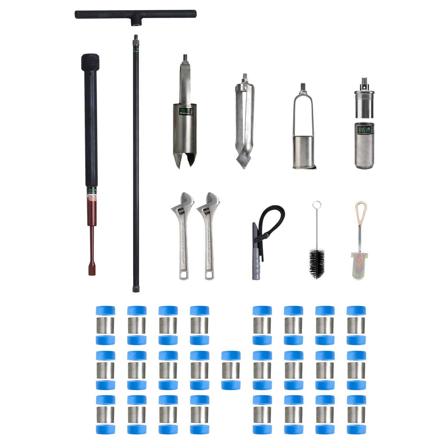 AMS Bulk Density Soil Sampling Kits - w/Hammer Head Handle