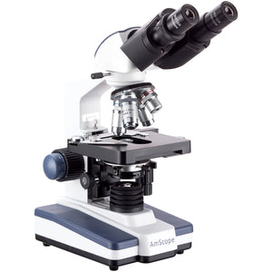 Amscope  40X-2500X Compound Binocular Microscope  3D 5.0MP USB Camera